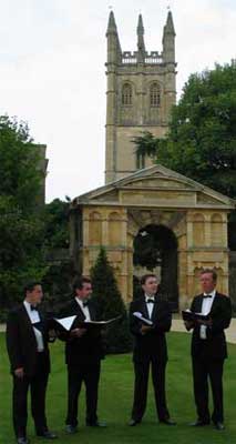 Liedertafel in Oxford Botanic Gardens